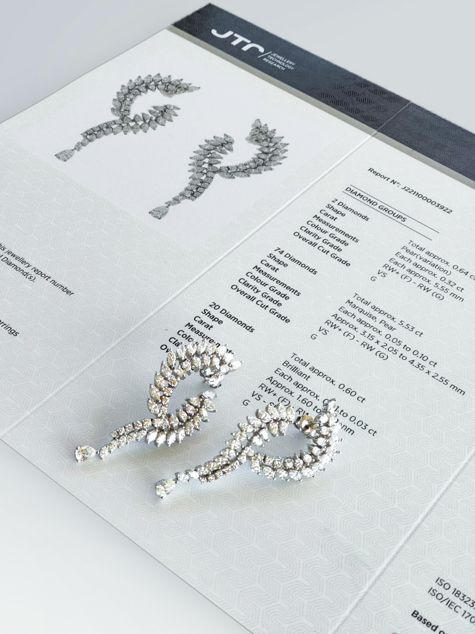 JTR Natural Diamond Identification Report